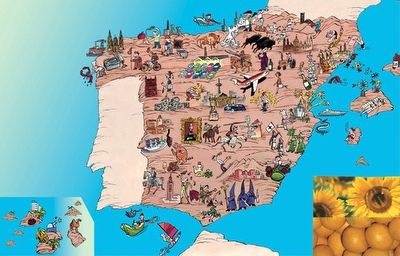 Spanisch AG - Karte Spanien